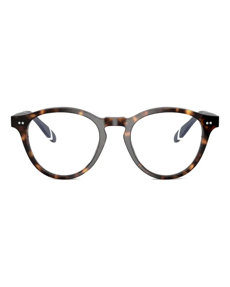 Ralph Lauren Brille mit rundem Gestell - Braun Braun