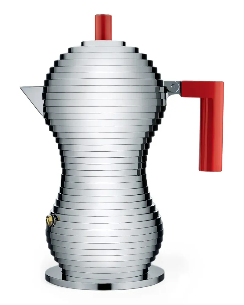 Alessi Pulcina Espressokocher - Silber Silber
