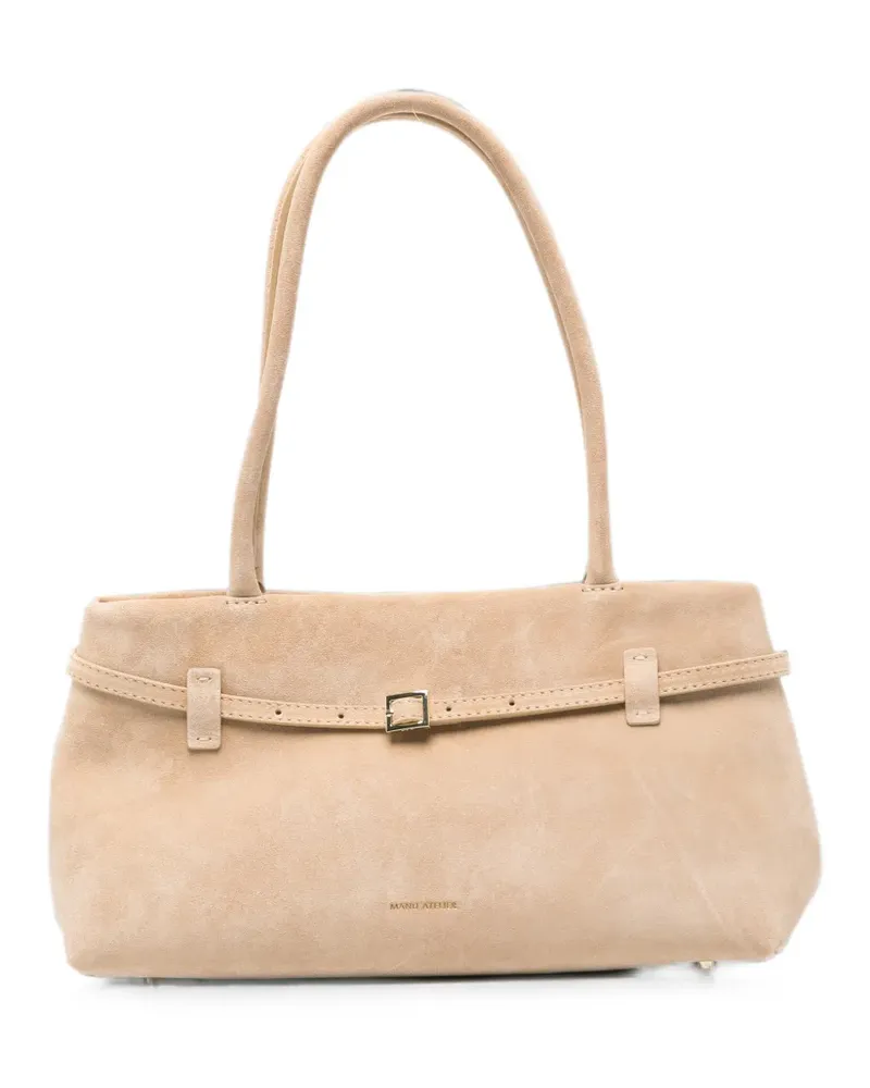 Manu Atelier Le Cambon buckle-detail East-West bag - Nude Nude