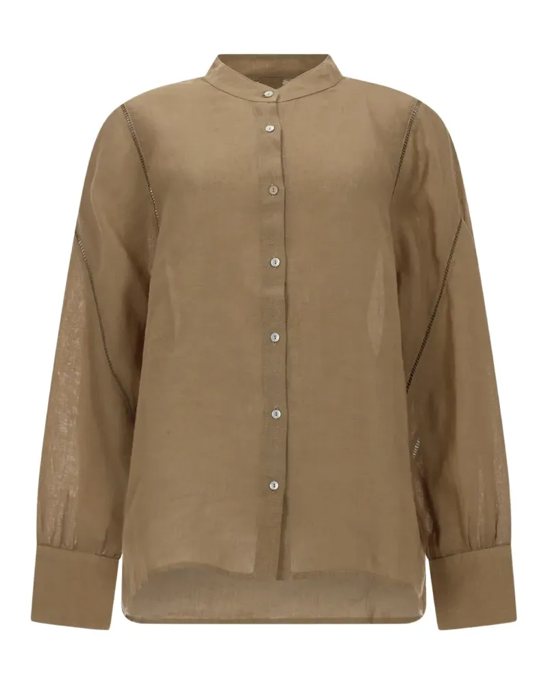 120% Lino linen shirt - Nude Nude