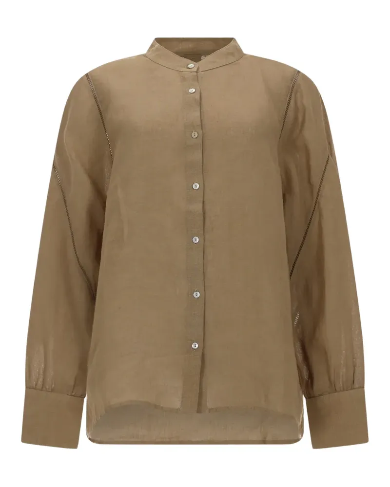 120% Lino linen shirt - Nude Nude