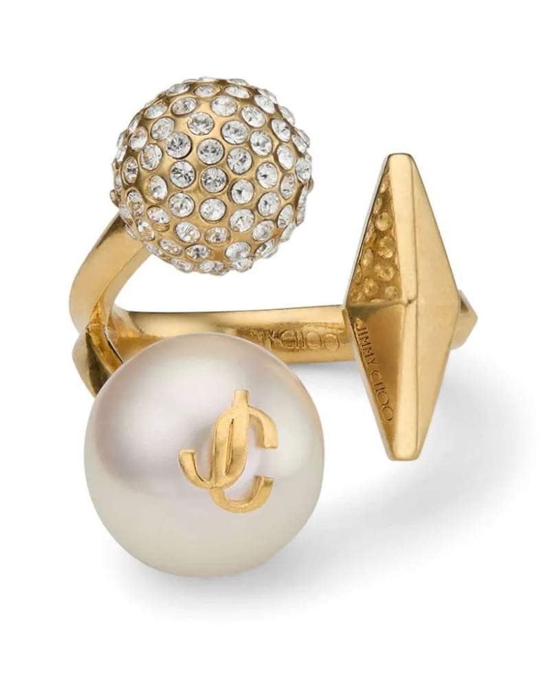 Jimmy Choo Ring mit Anhängern - Gold Gold