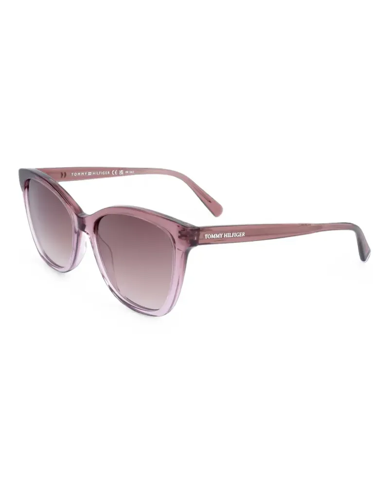 Tommy Hilfiger Sonnenbrille mit eckigem Gestell - Rosa Rosa