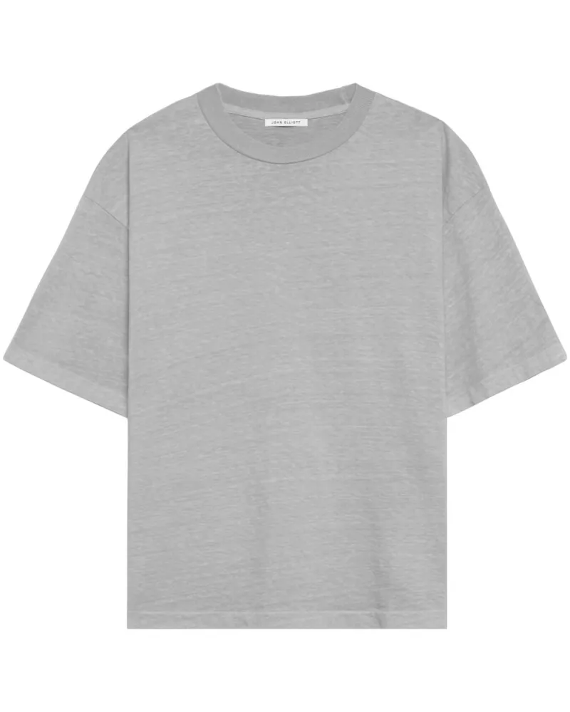 John Elliott + Co Riviera Cropped-T-Shirt Grau