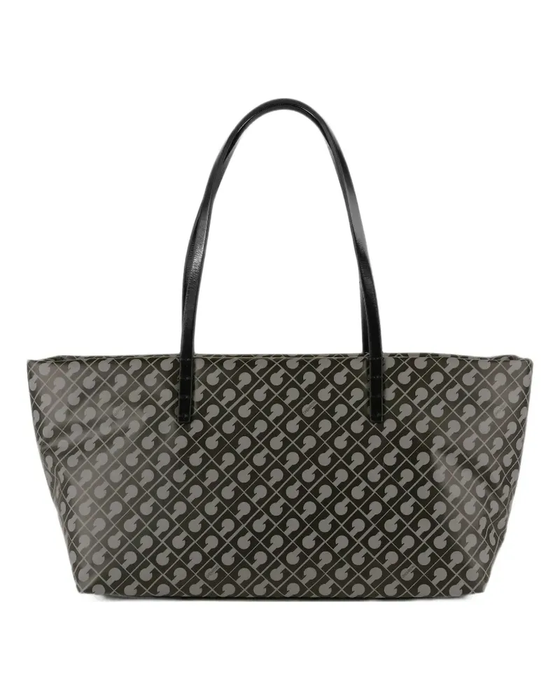 Gherardini Shopper mit Logo-Print - Grau Grau