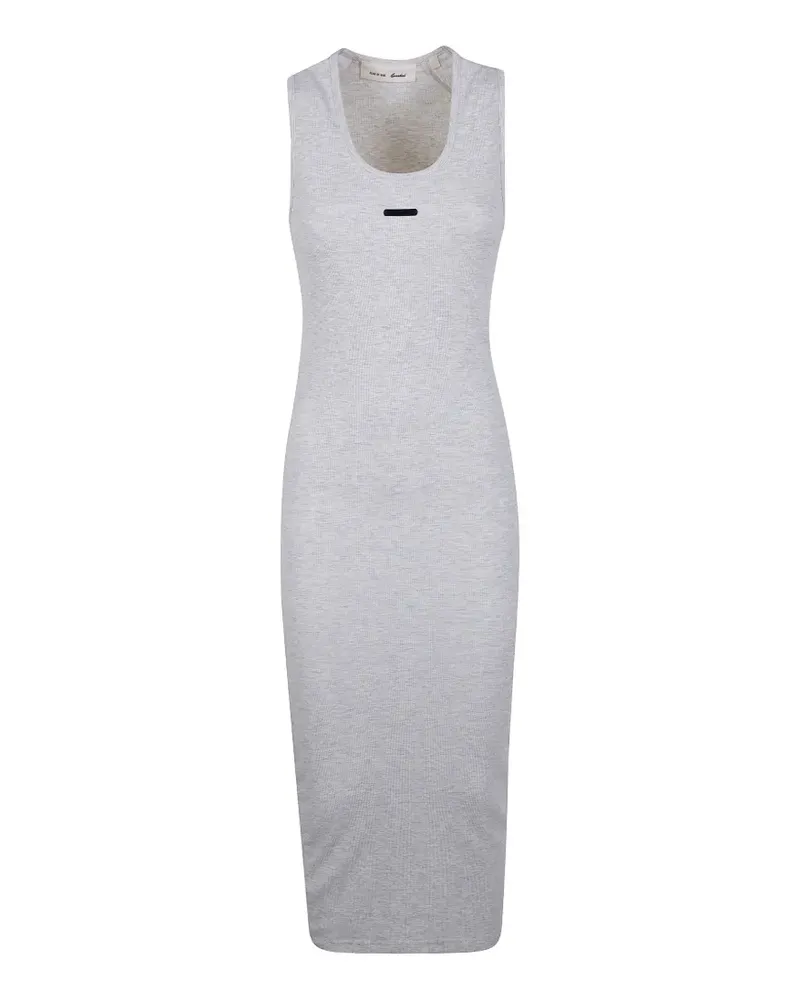 Fear of God ribbed-knit maxi dress - Grau Grau