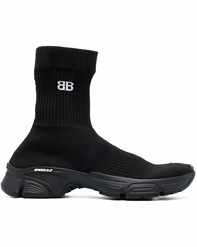 Balenciaga Speed 3.0 Sneakers - Schwarz Schwarz