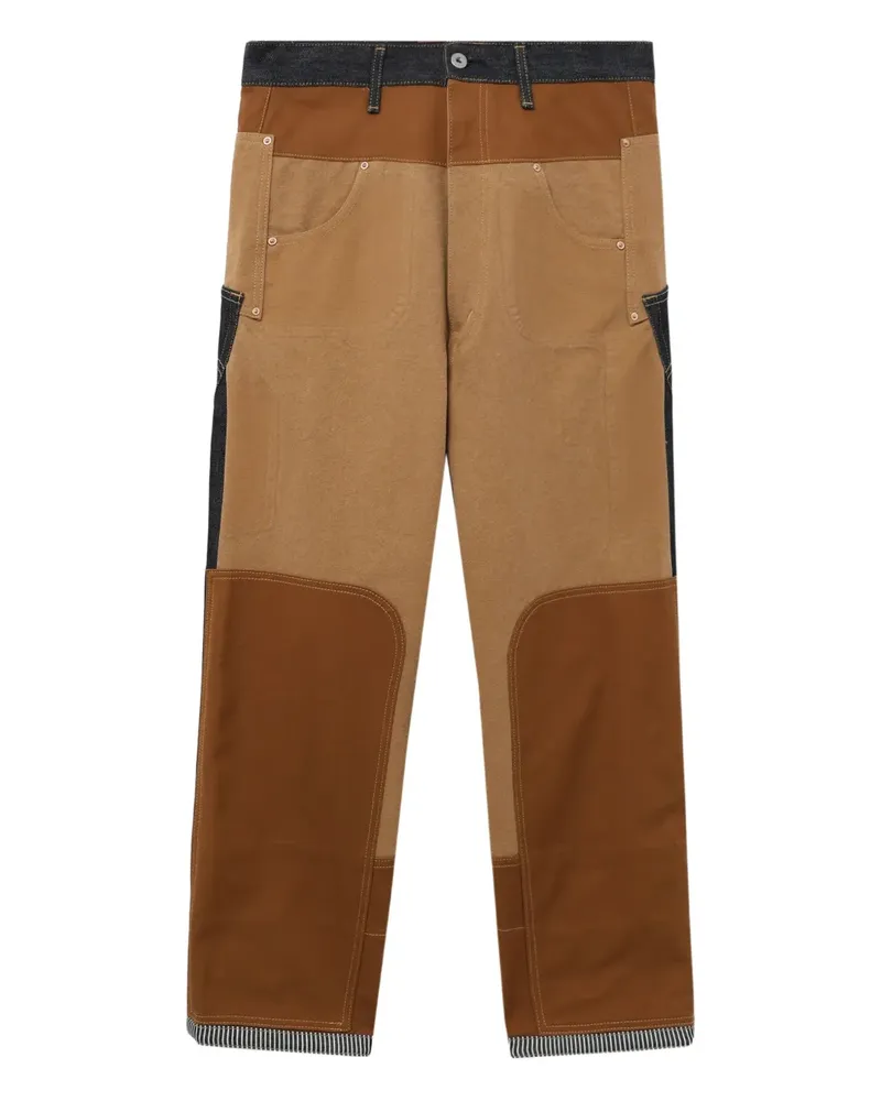 Junya Watanabe x Levi panelled jeans - Nude Nude