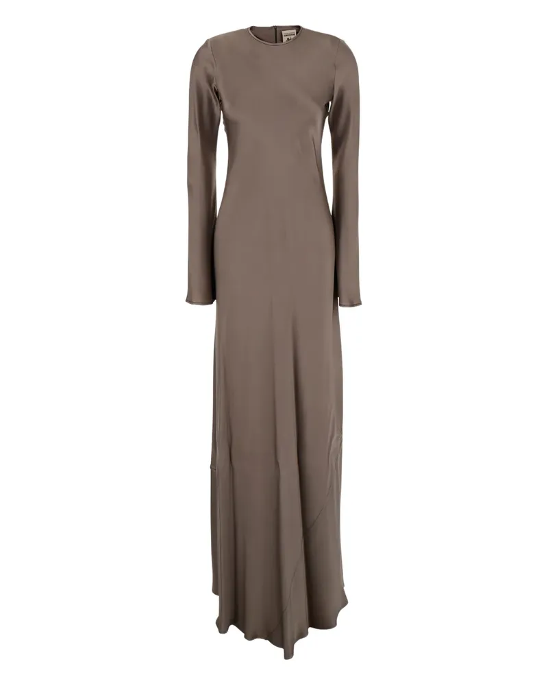 Semicouture Envers maxi dress - Grau Grau