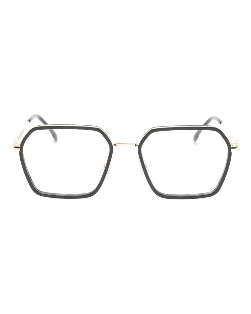 Carrera Brille mit geometrischem Gestell - Schwarz Schwarz