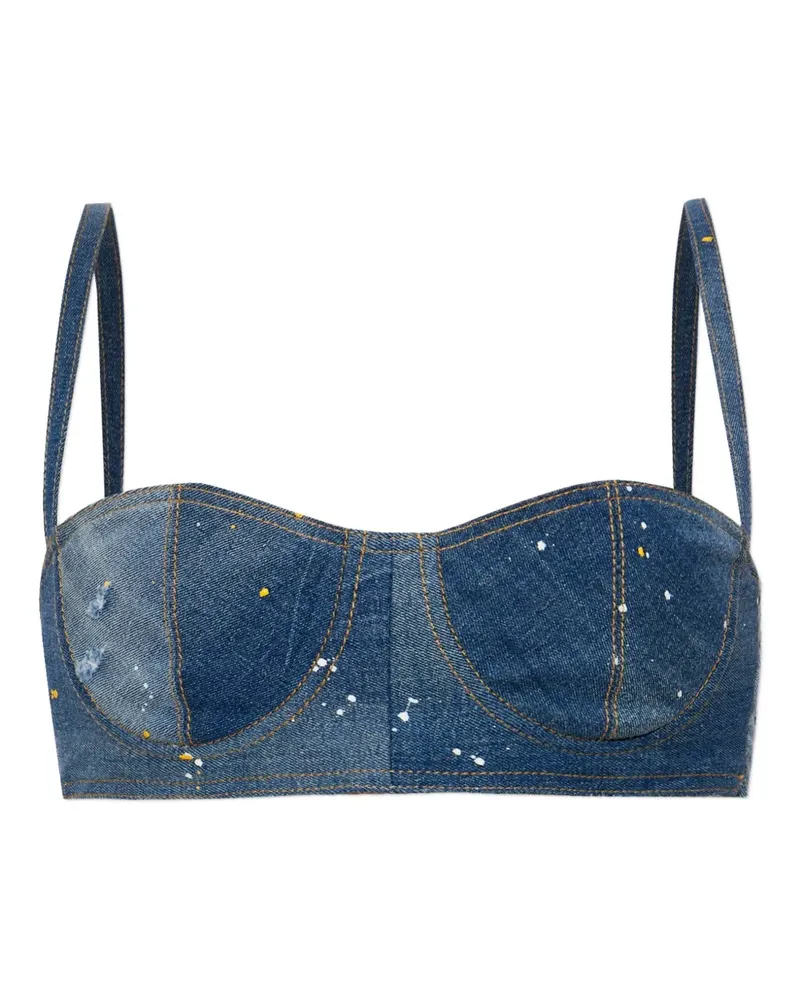 Dsquared2 x Better Oberteil mit Einsätzen - Blau Blau