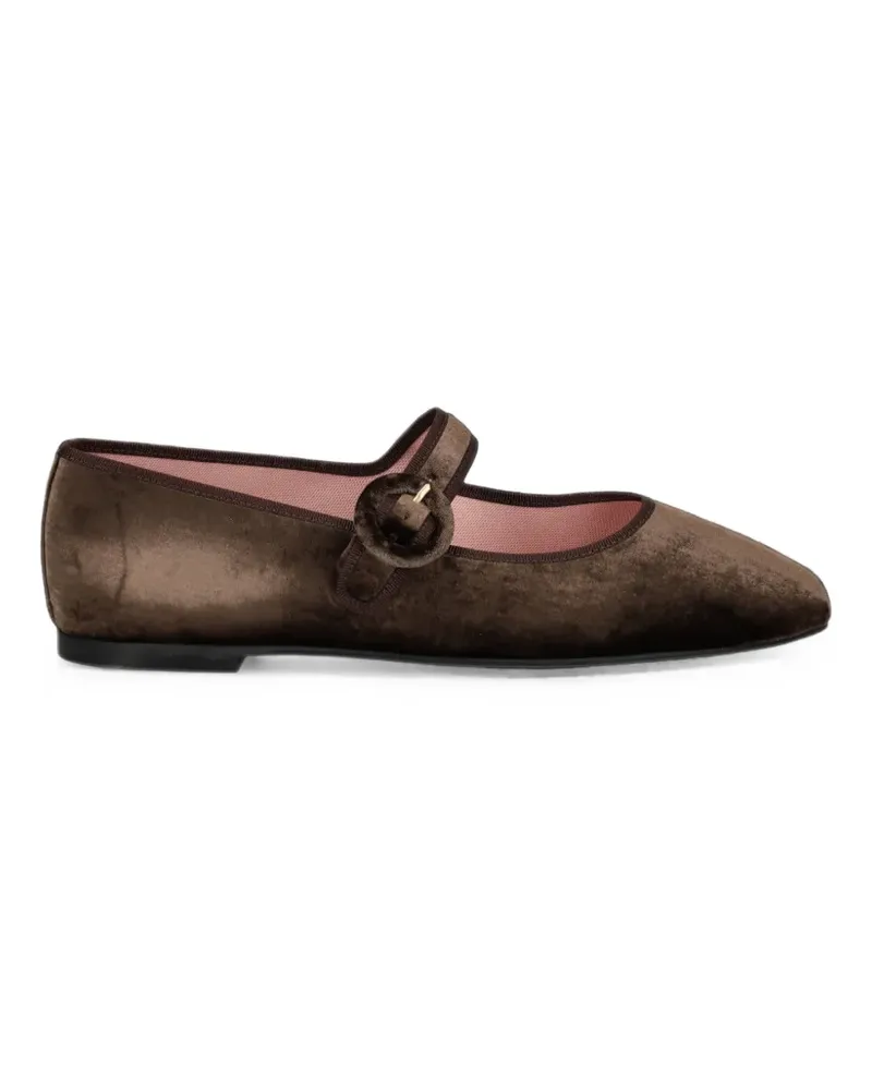Pretty Ballerinas Camille Ballerinas aus Samt - Braun Braun