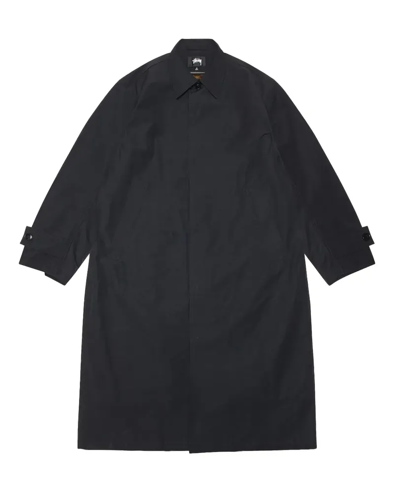 Stüssy Einreihiger Mantel - Schwarz Schwarz