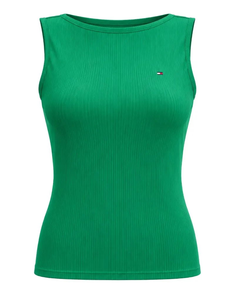 Tommy Hilfiger Top mit U-Boot-Ausschnitt - Grün Grün