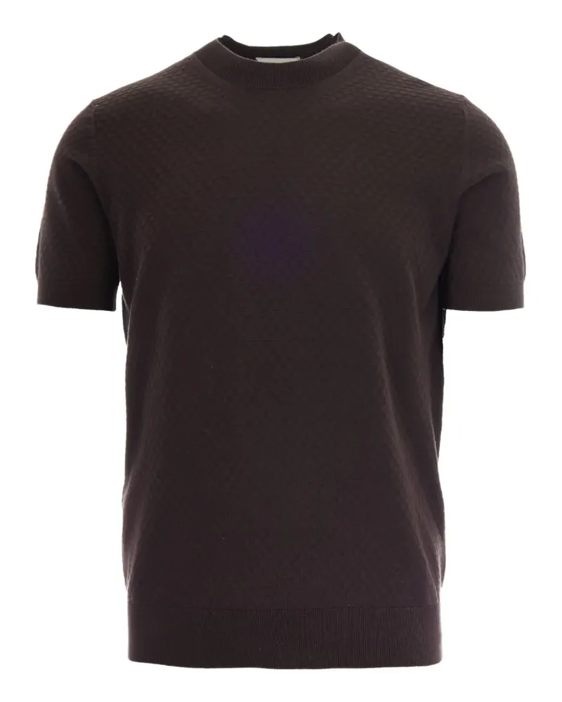 Paolo Pecora Milano crew-neck T-shirt - Braun Braun