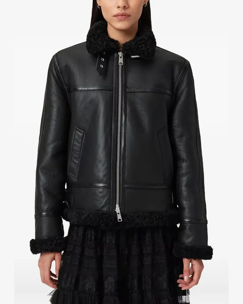 AllSaints Lorel zip jacket - Schwarz Schwarz