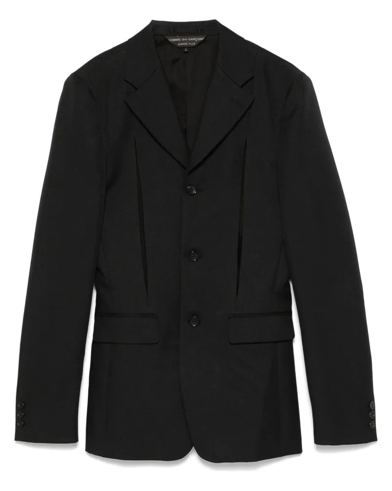 Comme des Garçons Sakko mit Cut-Outs - Schwarz Schwarz