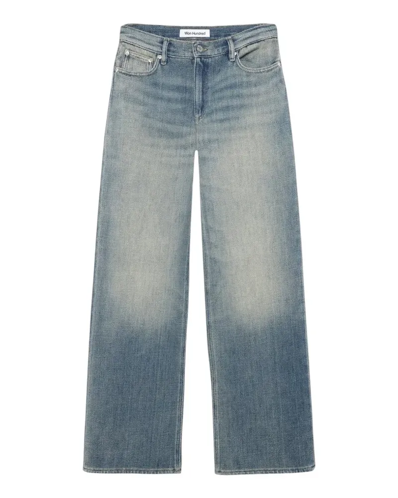 Won Hundred Ausgeblichene Case Jeans - Blau Blau