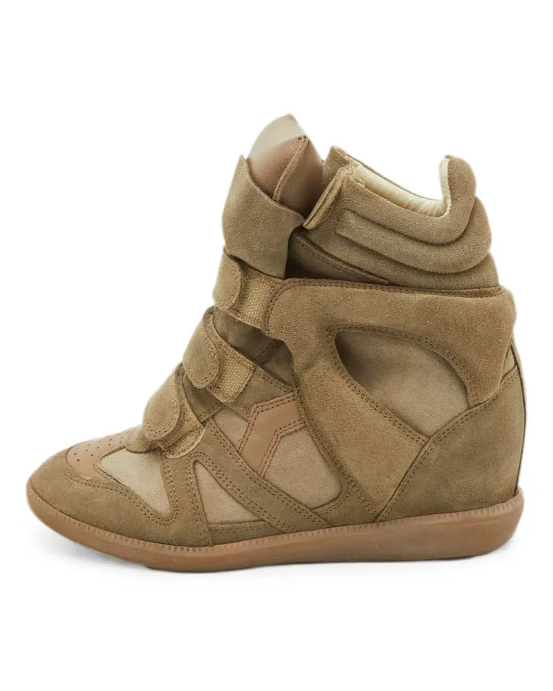 Isabel Marant Bekett wedge sneakers - Nude Nude