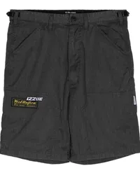 Izzue Shorts mit Logo-Stickerei Grau