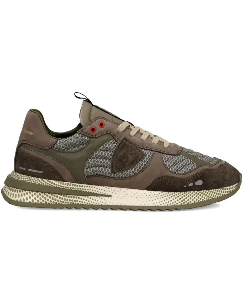 Philippe Model Lauf-Sneakers mit Mesh-Einsatz - Braun Braun