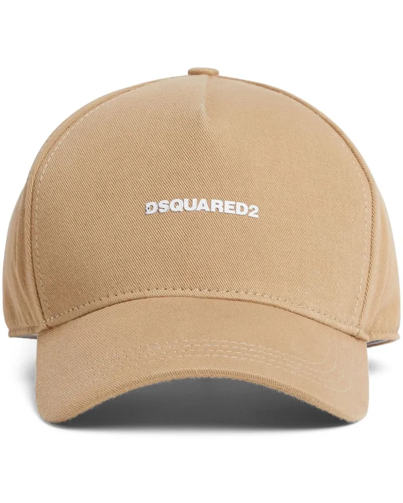 Dsquared2 Baseballkappe mit Logo-Applikation - Nude Nude