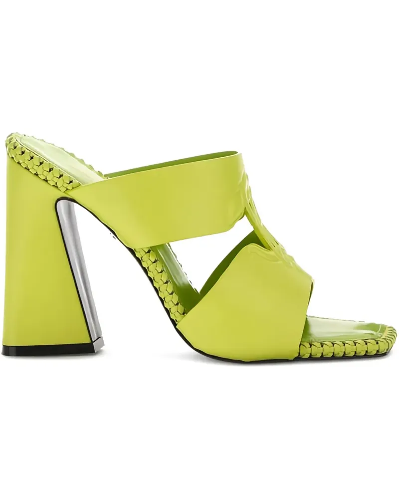 Roberto Cavalli Sandalen mit geflochtenem Besatz - Grün Grün