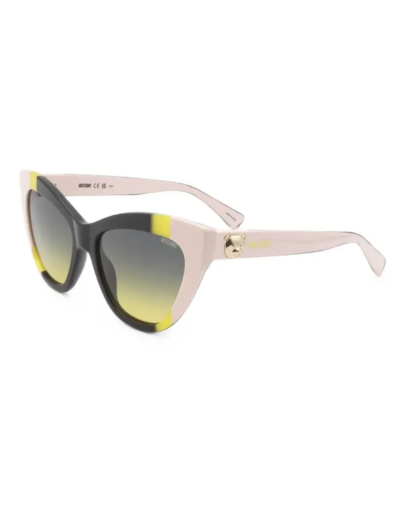 Moschino Teddy Bear cat-eye sunglasses - Schwarz Schwarz