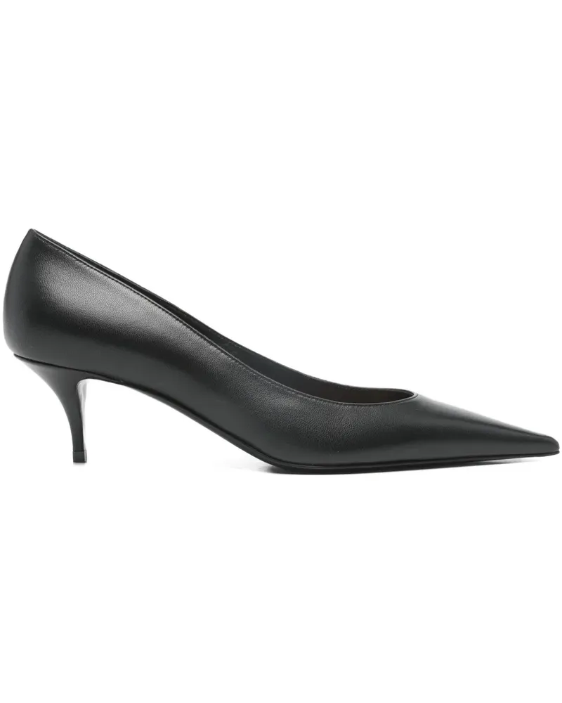Amina Muaddi Barbara Pumps mit Absatz 90mm - Schwarz Schwarz