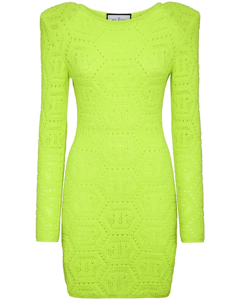 Philipp Plein Minikleid mit Monogramm - Grün Grün