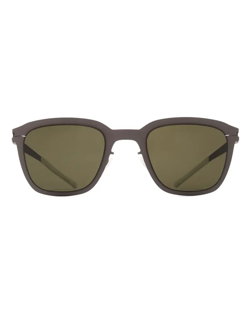 Mykita Avery Sonnenbrille mit eckigem Gestell - Braun Braun