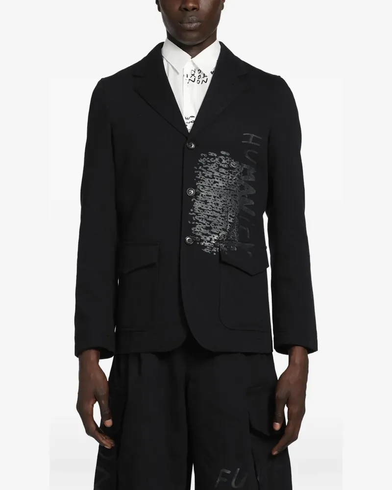 Comme des Garçons Jacke mit grafischem Print - Blau Blau
