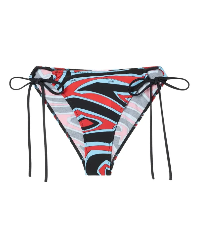 Emilio Pucci Bikinihöschen mit Labirinto-Print - Schwarz Schwarz