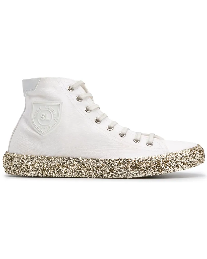 Saint Laurent Bedford' High-Top-Sneakers - Nude Nude