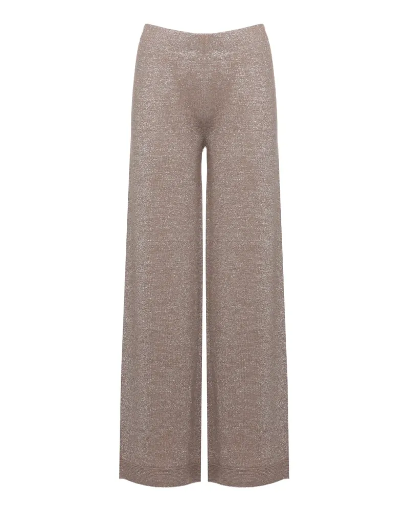 D.EXTERIOR elasticated-waist palazzo pants - Nude Nude