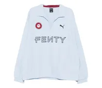 Sweatshirt mit Logo-Verzierung - Blau