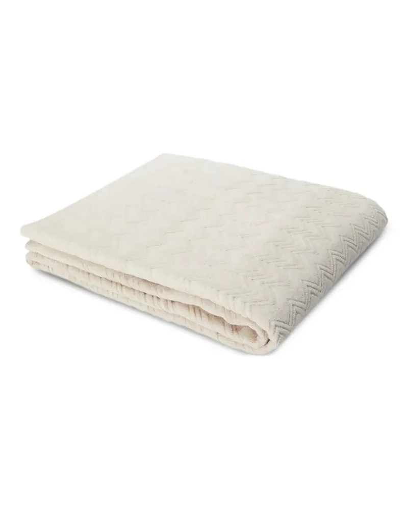Missoni Home Badetuch mit Zickzackmuster (100cm x 150cm) - Nude Nude