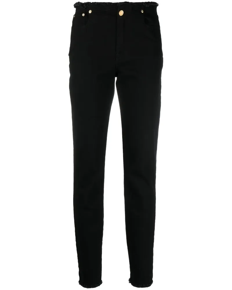 Tom Ford Ausgefranste Comfort Skinny-Jeans - Schwarz Schwarz