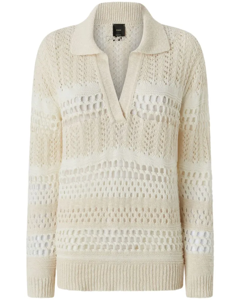 Pinko Pullover aus Baumwolle - Weiß Weiß
