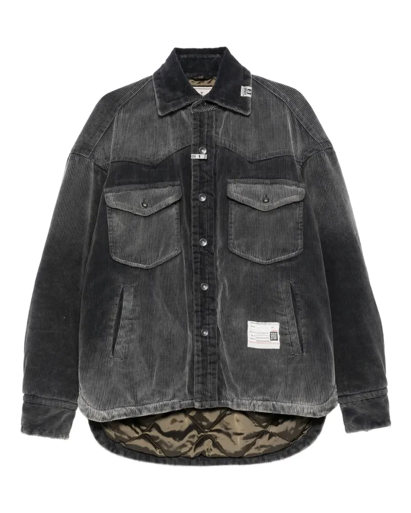 MIHARAYASUHIRO Hemdjacke aus Cord - Grau Grau