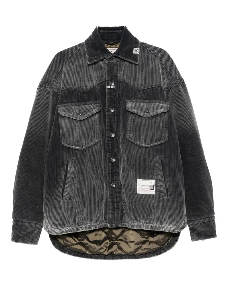 MIHARAYASUHIRO corduroy shirt jacket - Grau Grau