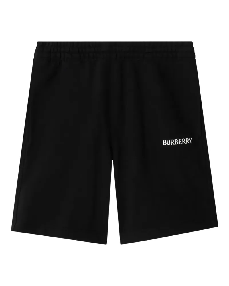 Burberry Joggingshorts mit Logo - Schwarz Schwarz