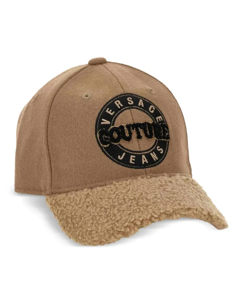 Versace Jeans Baseballkappe mit Logo-Stickerei - Braun Braun