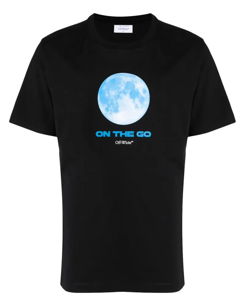 OFF-WHITE On the Go Moon T-Shirt - Schwarz Schwarz