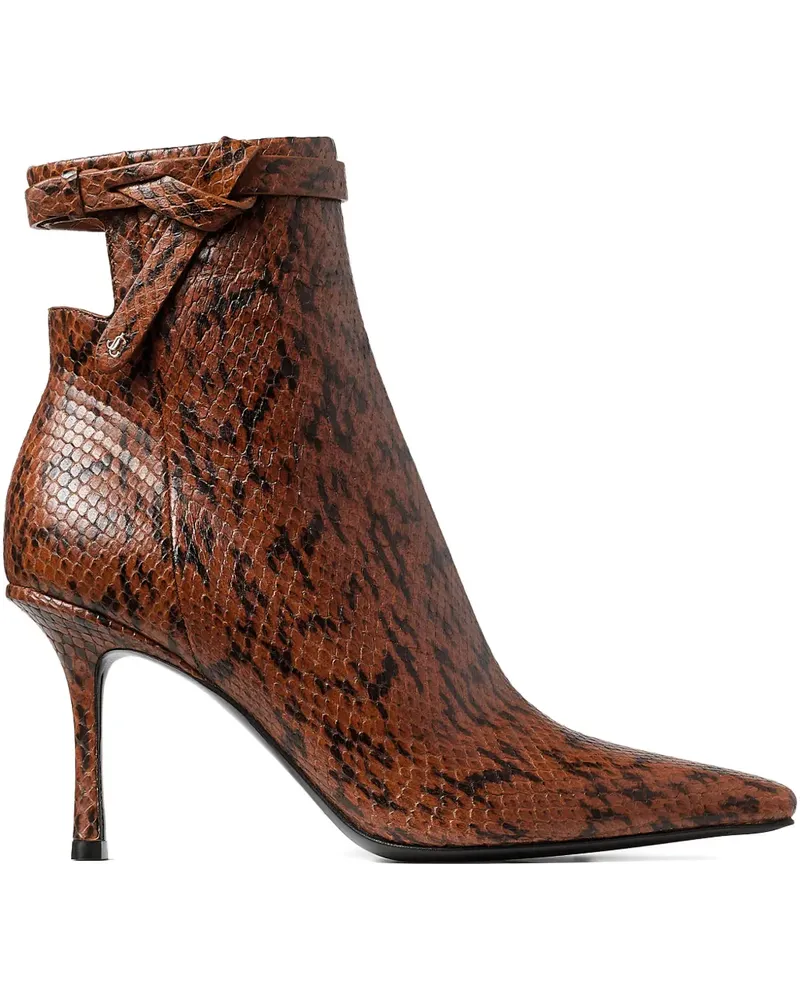 Jimmy Choo Camie Stiefeletten 85mm - Braun Braun