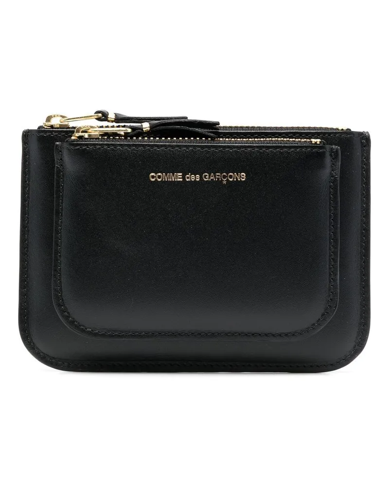 Comme des Garçons Portemonnaie mit Logo-Print - Schwarz Schwarz
