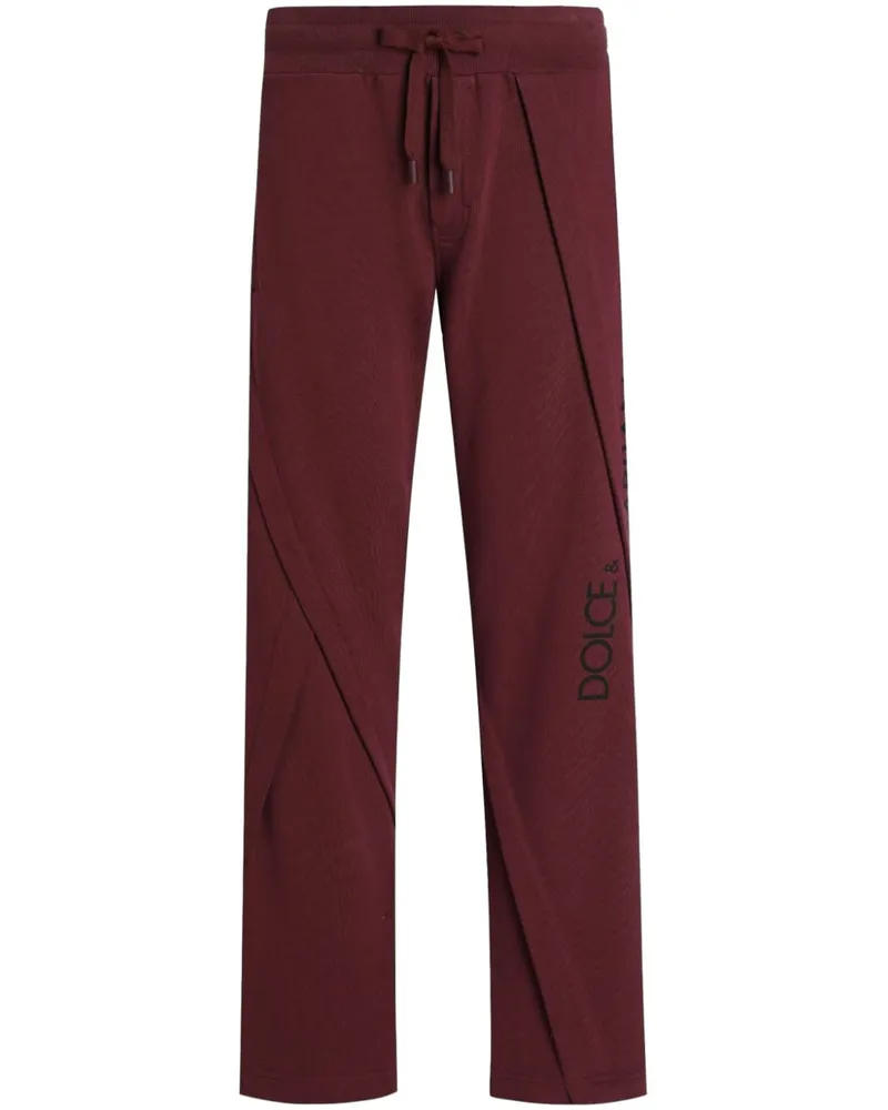 Dolce & Gabbana Jogginghose mit Kordelzug - Rot Rot