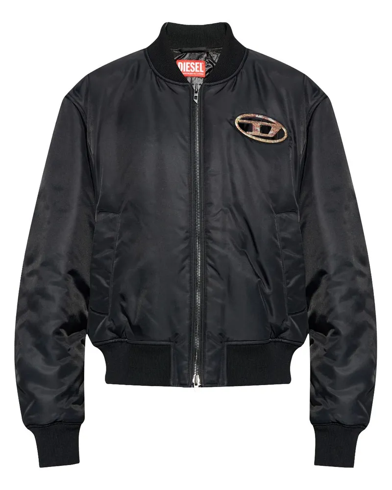 Diesel J-Milles-Rugg Bomberjacke - Schwarz Schwarz