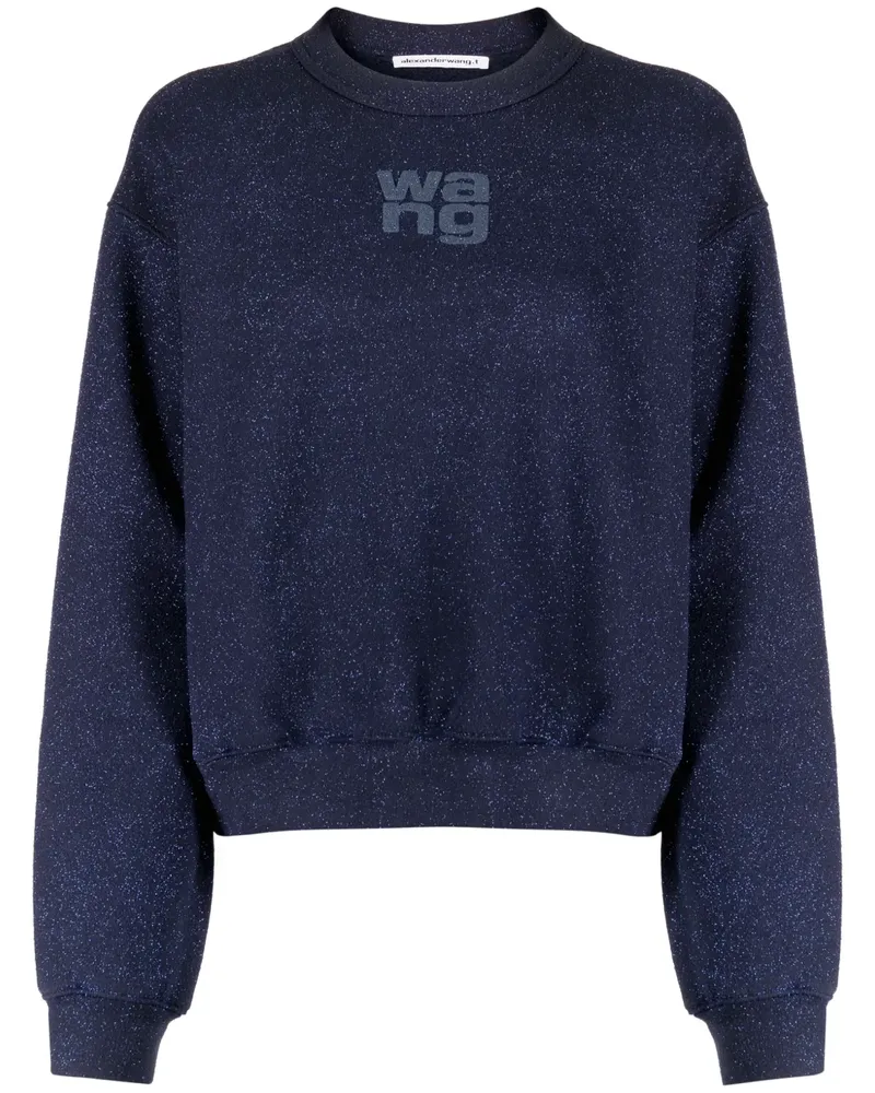 Alexander Wang Sweatshirt mit Logo - Blau Blau