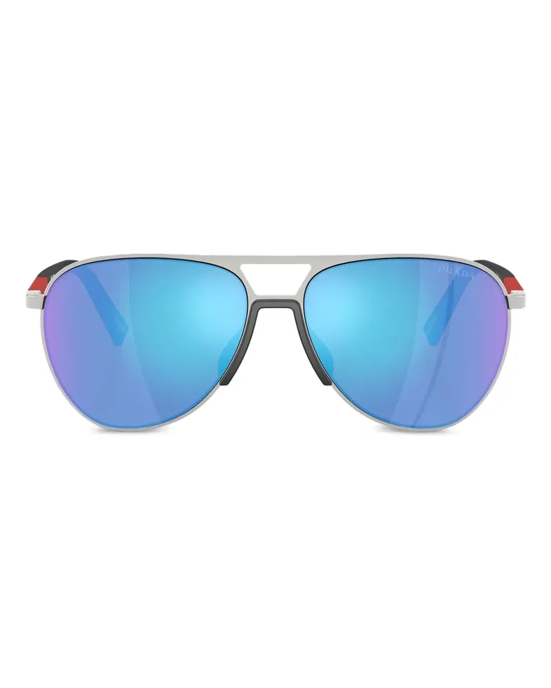 Prada pilot-frame sunglasses - Silber Silber